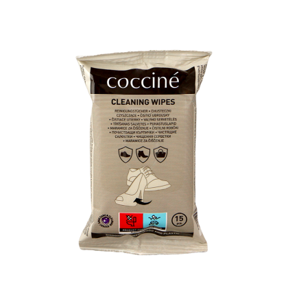 Coccinè Cleaning Wipes – Кърпи за почистване на обувки, 15 броя