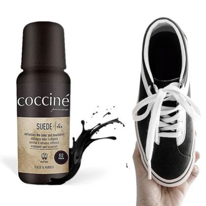  Coccinè Suede - Черна течна боя за велур и набук 