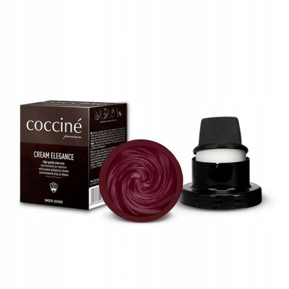 Coccinè Cream Elegance – Бордо крем боя с восък за обувки и кожени изделия