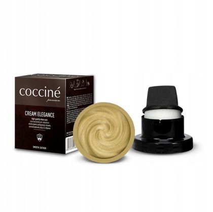 Coccinè Cream Elegance – Златиста крем боя с восък за обувки и кожени изделия
