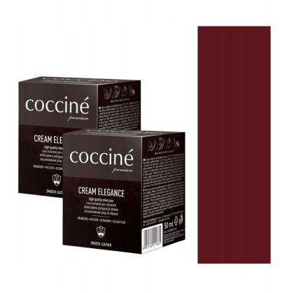 Комплект 2x Coccinè Cream Elegance – крем-боя за гладка кожа, бордо