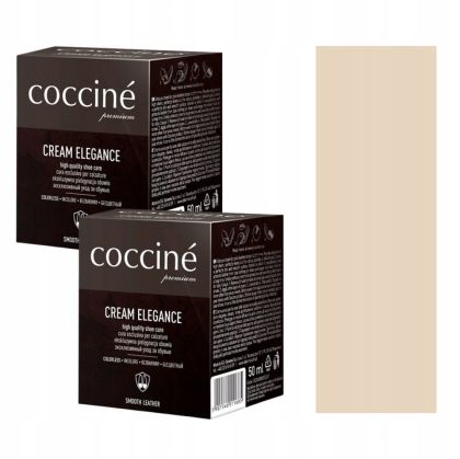 Комплект 2x Coccinè Cream Elegance – крем-боя за гладка кожа, бежова