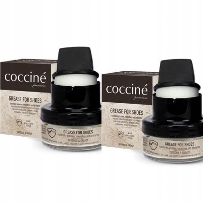 Kомплект 2x Coccinè Grease for shoes  – Вакса за гладка кожа, неутрална