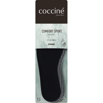 Coccinè Comfort Sport - Спортни стелки за обувки, черни
