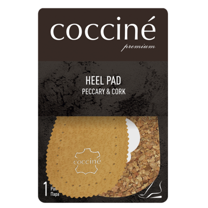 Coccinè Heel Pad Peccary & Cork – Кожени полустелки за пети