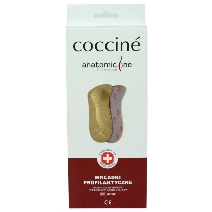 Coccinè Orto Alta - 2/3 Ортопедични кожени стелки за плоскостъпие