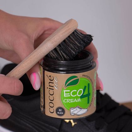 Coccinè Eco Cream - Еко крем за кожени обувки, черен