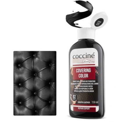  Coccinè Covering Color - Боя за възстановяване на черни кожени изделия