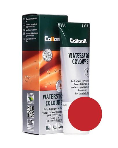 Collonil Waterstop Colours - Крем боя за обувки, червена