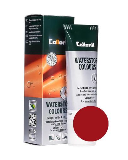 Collonil Waterstop Colours - Крем боя за обувки, тъмночервена