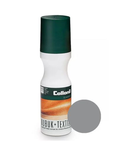 Collonil Nubuk + Textile - Течна боя за набук и текстил, светлосив