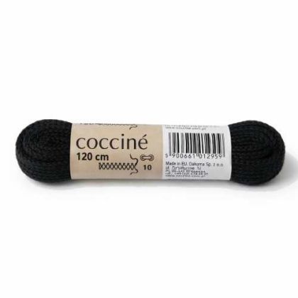 Coccinè Laces - Черни връзки за обувки - 120 см