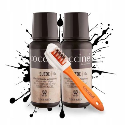 Coccinè  2x Черна Боя за Велур с Четка 