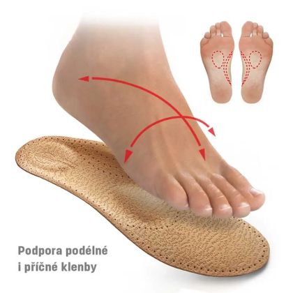 Ортопедични кожени стелки Svorto Skelet insoles