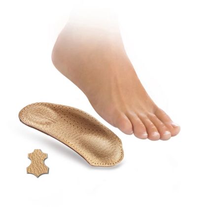 3/4 Ортопедични кожени стелки Svorto Skelet insoles