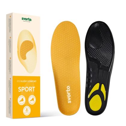 Svorto Sport Comfort Спортни ортопедични стелки с гел и поддръжка на свода