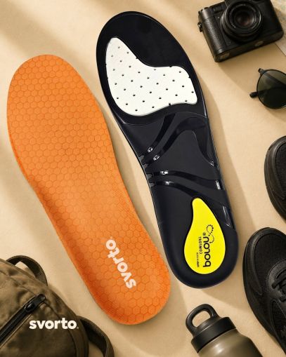 Svorto Sport Balance Ортопедични спортни стелки с PORON® и поддръжка на свода