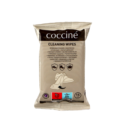 Coccinè Cleaning Wipes – Кърпи за почистване на обувки, 15 броя