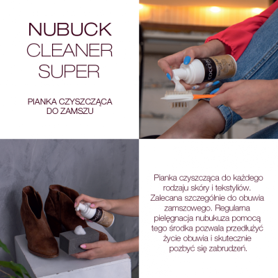 Coccinè Nubuck Cleaner Super - Почистваща пяна за набук и велур
