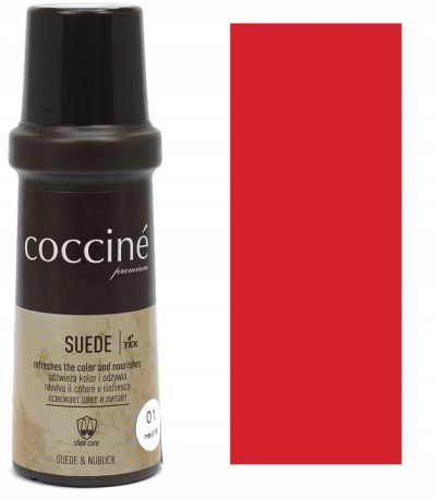  Coccinè Suede - Червена течна боя за велур и набук 
