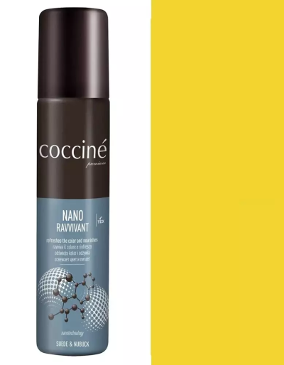 Coccinè Nano Ravvivant - Спрей за велур и набук, жълт цвят