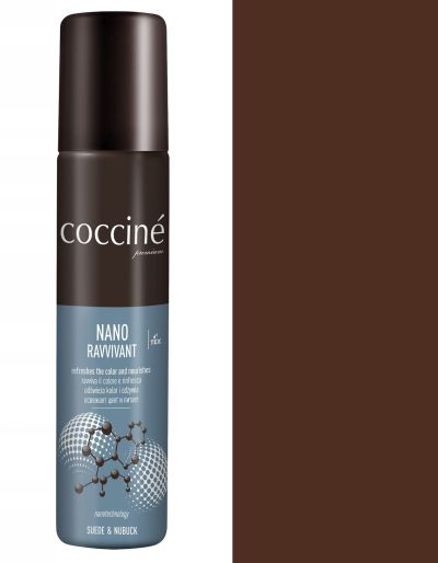 Coccinè Nano Ravvivant - Спрей за велур и набук, цвят шоколад