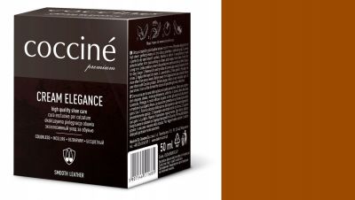 Coccinè Cream Elegance – Коняк крем боя с восък за обувки и кожени изделия