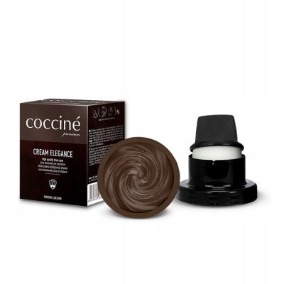 Coccinè Cream Elegance – крем-боя с восък за обувки и кожени изделия, кафява