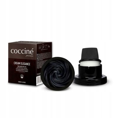 Coccinè Cream Elegance – Черна крем боя с восък за обувки и кожени изделия