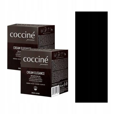 Комплект 2x Coccinè Cream Elegance – крем-боя за гладка кожа, черна