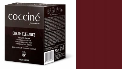 Комплект 2x Coccinè Cream Elegance – крем-боя за гладка кожа, бордо