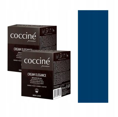 Комплект 2x Coccinè Cream Elegance – крем-боя за гладка кожа, синя