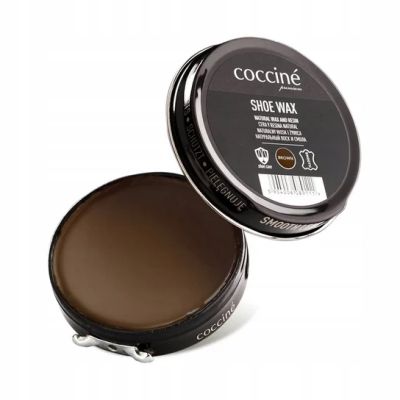 Комплект 2x Coccinè Shoe Wax –  Ваксa за гладка кожа, черна+кафява