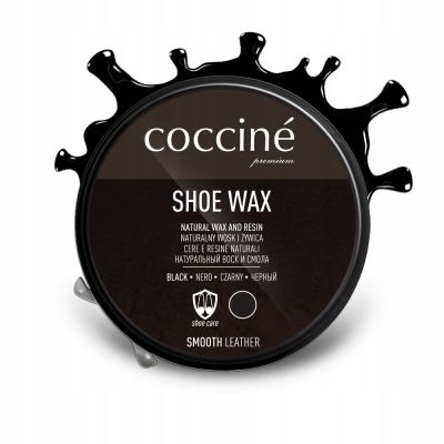 Комплект 2x Coccinè Shoe Wax –  Ваксa за гладка кожа, черна+кафява