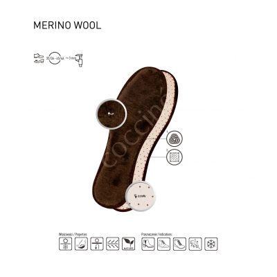 Coccinè Merino Wool - Топли стелки от мериносова вълна