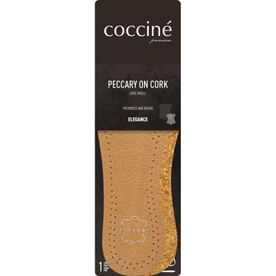 Coccinè Pеccary on cork - Луксозни стелки от кожа пекари и корк