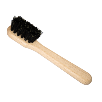 Coccinè Brush for wax - дървена четка с дръжка за нанасяне на боя, с конски косъм