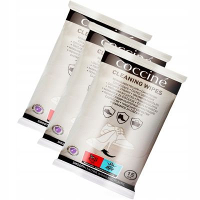 Coccinè Cleaning Wipes – Комплект 3x Кърпи за почистване на обувки