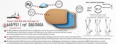Coccinè Daga – Кожени подложки за корекция на наклона на стъпване