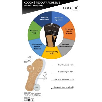 Coccinè Peccary Adhesive -Самозлепващи кожени стелки за обувки