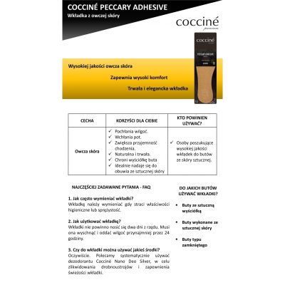 Coccinè Peccary Adhesive -Самозлепващи кожени стелки за обувки
