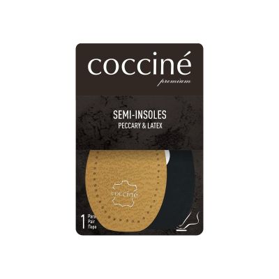 Coccinè Semi-insoles Peccary on Latex - Кожени полустелки за предната част на крака
