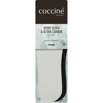 Coccinè Sport Ultra & Active Carbon White - Спортни стелки с активен въглен, бели