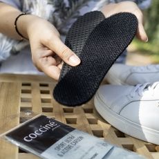 Coccinè Sport Ultra & Active Carbon White - Спортни стелки с активен въглен, бели