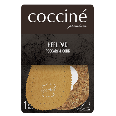 Coccinè Heel Pad Peccary & Cork – Кожени полустелки за пети