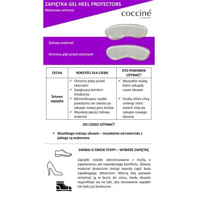 Coccinè Heel Lineers Gele - Гел протекторни ленти за пета