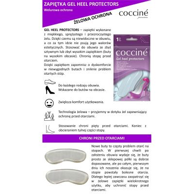 Coccinè Heel Lineers Gele - Гел протекторни ленти за пета