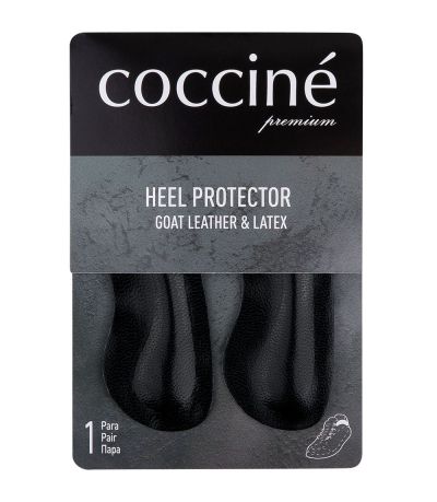 Coccinè Heel Protector – Черни кожени протекторни ленти за пета