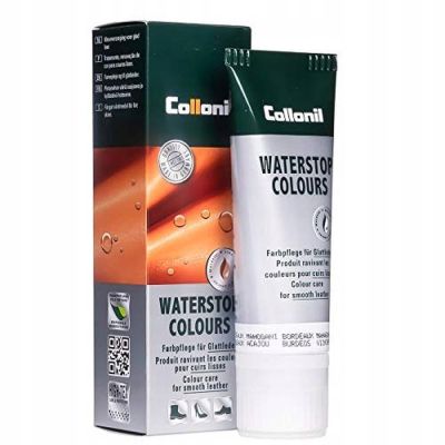 Collonil Waterstop Colours - Крем боя за обувки, тъмнокафява