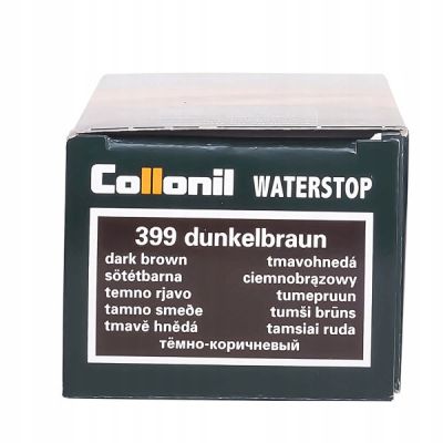 Collonil Waterstop Colours - Крем боя за обувки, тъмнокафява